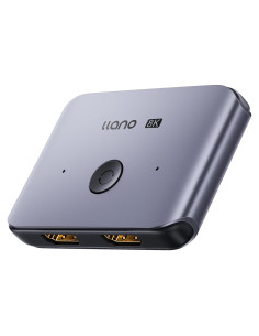 Switch HDMI 2.1 llano 8K 4K@120Hz Selector Aluminio