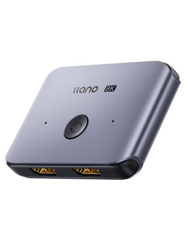 Switch HDMI 2.1 llano 8K 4K@120Hz Selector Aluminio