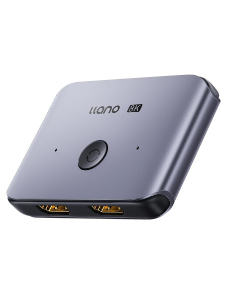 Switch HDMI 2.1 llano 8K 4K@120Hz Selector Aluminio