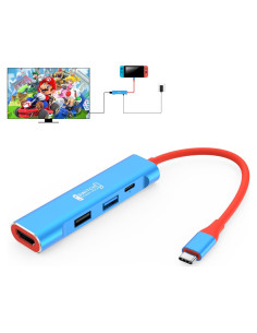 Dock RREAKA para Nintendo Switch OLED 4K USB C Portátil