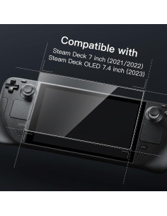 Protector de Pantalla JETech para Steam Deck 7.4" y 7" 2 Pzas 2