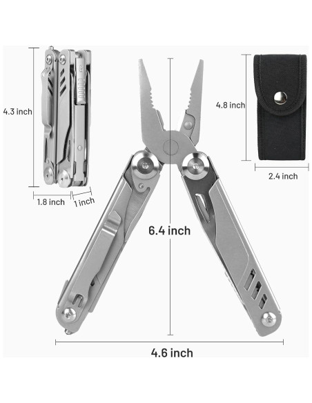 ZKH Multi-Herramienta 16 en 1 Acero Inoxidable EDC