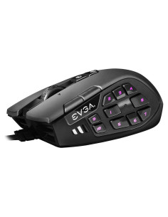 Ratón Gaming EVGA X15 MMO Con Cable 16000 DPI Negro