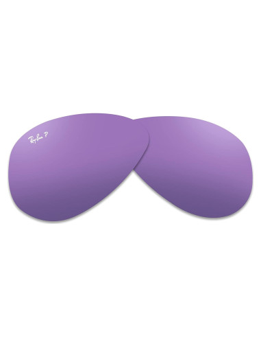 Lentes Ray-Ban RB3025 58mm Polarizados Gris Espejo Lila