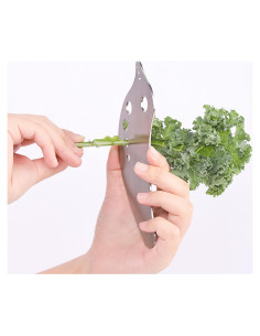 Deshojadora de Hierbas Lefipet en Acero Inoxidable - Ergonómica