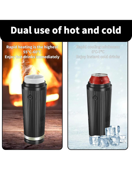 Taza inteligente 12V Yesinaly 2 en 1 para auto