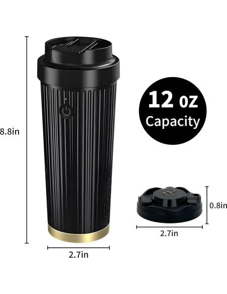 Taza inteligente 12V Yesinaly 2 en 1 para auto