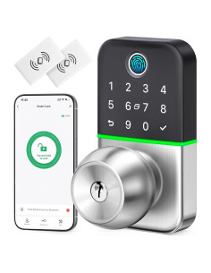 Cerradura Inteligente KUCACCI Q1 con Teclado y Huella Dactilar