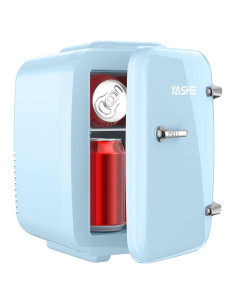 Mini Nevera YASHE 4L Azul Enfriador y Calentador