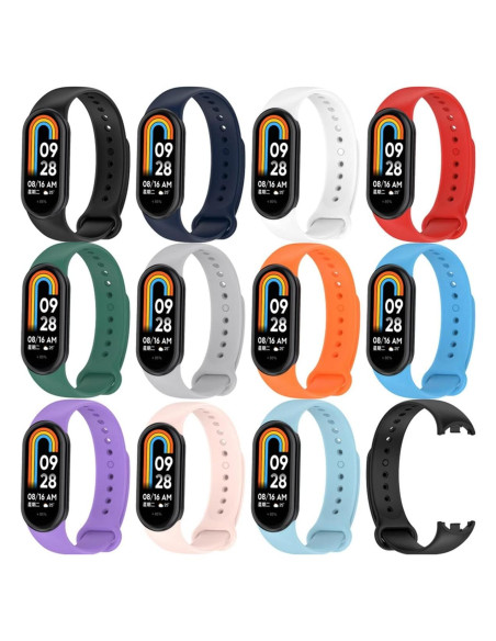 Banda de Reloj KOMI para Xiaomi Mi Band 8 - Silicona Suave