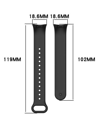 Banda de Reloj KOMI para Xiaomi Mi Band 8 - Silicona Suave