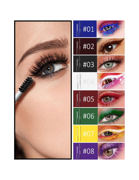 Máscara Colorida Caedelfly Volumen y Longitud Impermeable