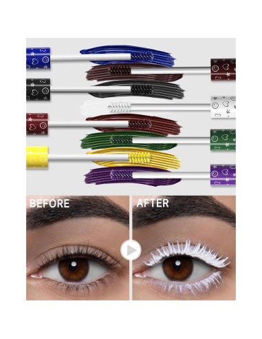 Máscara Colorida Caedelfly Volumen y Longitud Impermeable