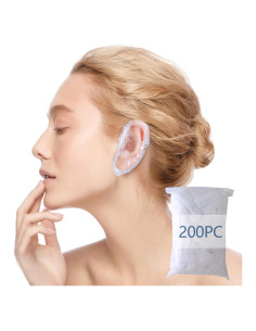 Paquete de 200 cubiertas de ducha WOSHOP protectores de oídos