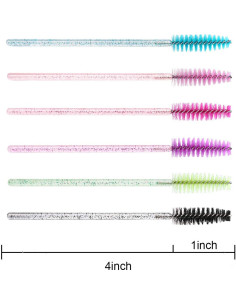 Pinceles Desechables Elisel 300 PCS para Pestañas y Cejas 2