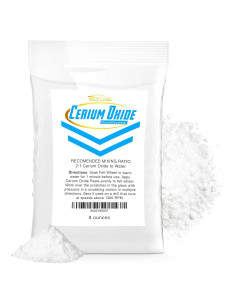 Óxido de Cerio Gold Label 8oz Polvo Pulido Vidrio