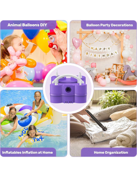 Bomba de aire eléctrica 3 en 1 Keaibuding 1.12 kg inflador