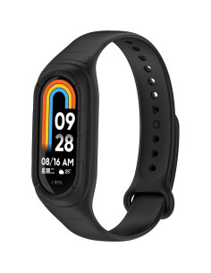 Correa de Silicona Disscool para Xiaomi Band 9 y 8 - Negro 2