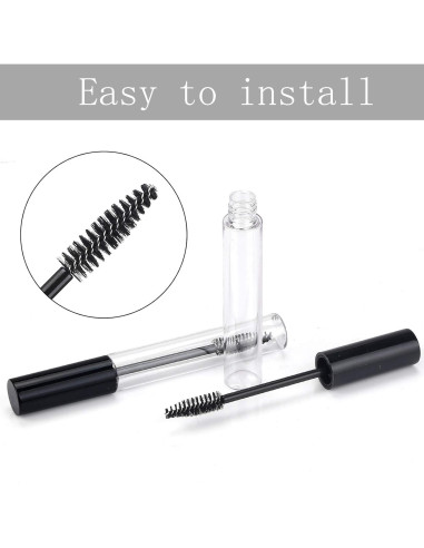 100 Tubos Vacíos para Pestañas Suoundey 10ml Ecológicos