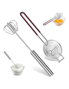 Juego de Batidores HCFGS 2 Piezas Acero Inoxidable
