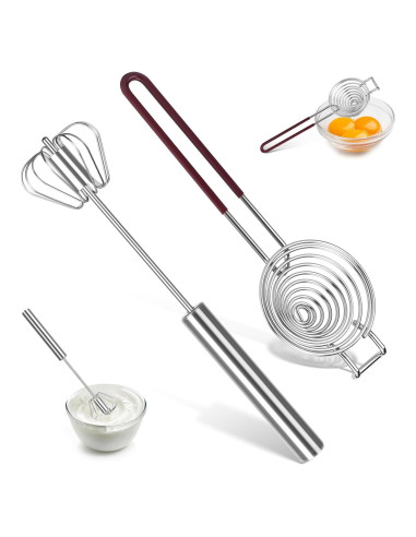 Juego de Batidores HCFGS 2 Piezas Acero Inoxidable