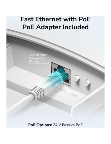 Cudy RE1200 Extensor WiFi Exterior AC1200 IP65 PoE