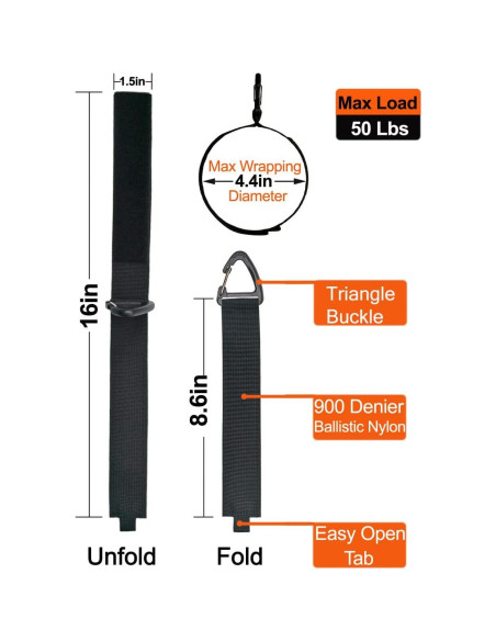 Organizador de Cables de Extensión ZTSXLLIM Paquete de 4