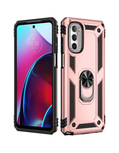 Funda Grado Militar PUSHIMEI para Moto G Stylus 5G 2022 - Rosa