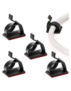 Clips de Gestión de Cables SOULWIT 50 Pcs Ajustables