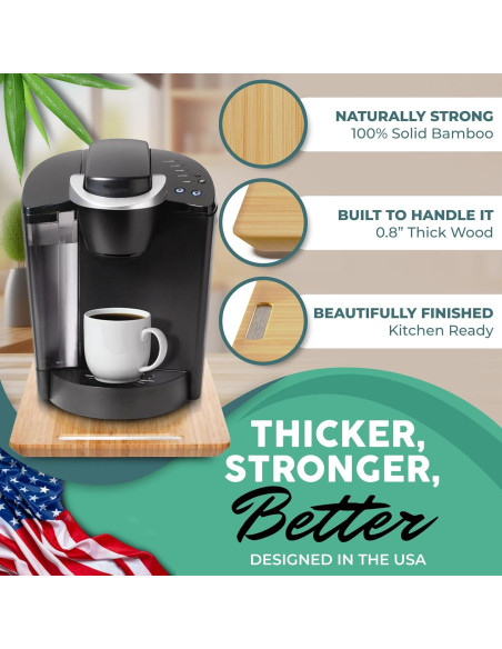 Deslizador de Bambú Prime Pick 33x41 cm con Ruedas 360