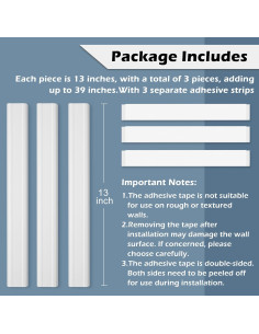 Cubierta de Cables para TV YCLYC 99cm Blanco Ocultador 2