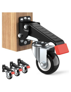 Kit de Ruedas Retráctiles SPACEKEEPER para Banco 299 kg