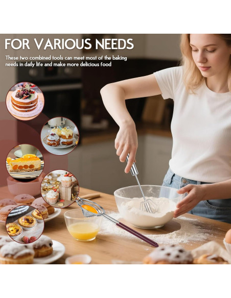 Juego de Batidores HCFGS 2 Piezas Acero Inoxidable