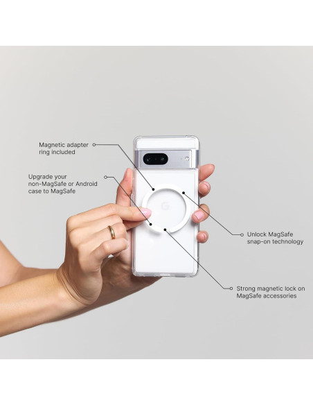 Billetera PopSockets MagSafe con agarre y soporte - Pérsico