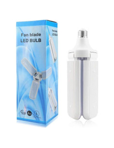 Bombilla LED 45W JKLcom Plegable 4000Lm E27 Blanco Cálido
