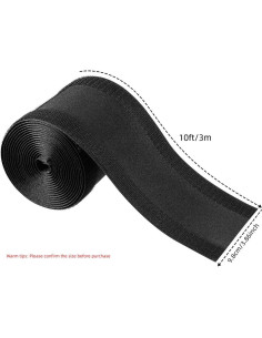 Cubierta de Cable para Alfombra WILLBOND 5.99m Negro 2