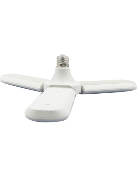 Bombilla LED 45W JKLcom Plegable 4000Lm E27 Blanco Cálido