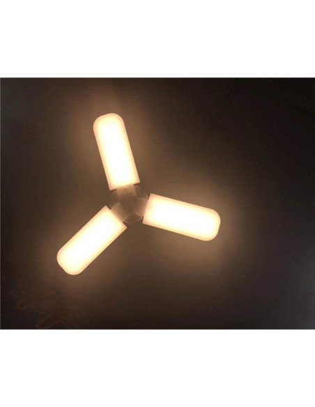 Bombilla LED 45W JKLcom Plegable 4000Lm E27 Blanco Cálido