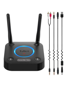 Transmisor Bluetooth 5.2 1Mii B06TX para TV y Audio Inalámbrico