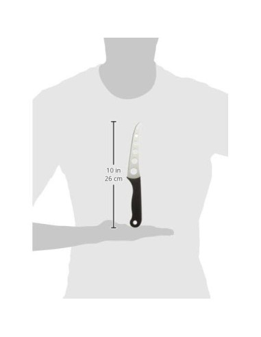 Cuchillo para Queso Fox Run 26 cm Acero Inoxidable Negro