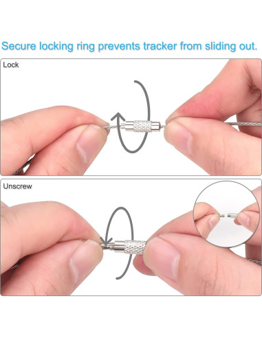 Funda de Cuero Fintie para Samsung Galaxy SmartTag - Marrón