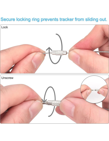 Funda de Cuero Fintie para Samsung Galaxy SmartTag - Marrón