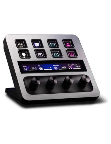 MightySkins Piel para Elgato Stream Deck + Acero Frío