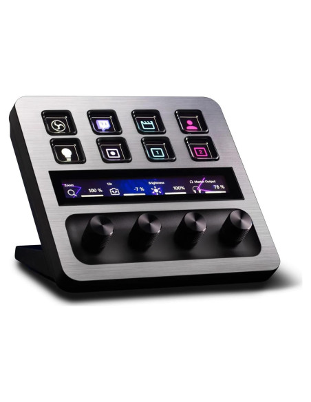 MightySkins Piel para Elgato Stream Deck + Acero Frío