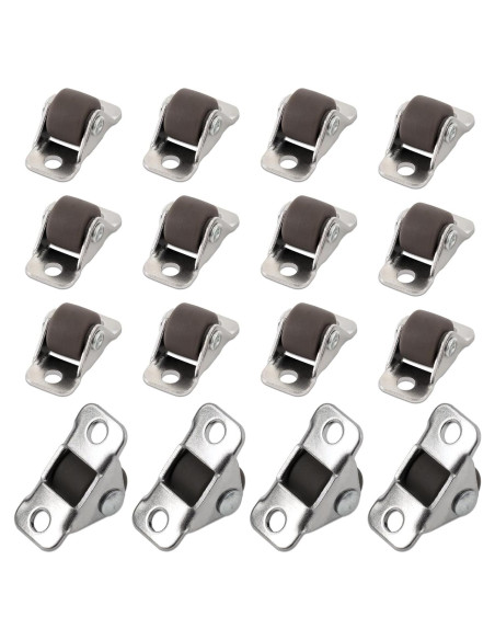 Ruedas Mini Caster XIKE 16 Pcs 1.27 cm Autoadhesivas