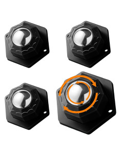 4 Ruedas Universales MARRTEUM 90kg 360 para Muebles