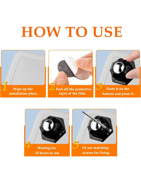 4 Ruedas Universales MARRTEUM 90kg 360 para Muebles