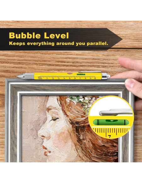 Bolígrafo Multiherramienta 9 en 1 KEZKALS Amarillo