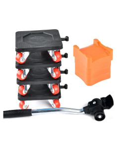 Juego de Movers de Muebles Kakalote con 4 Ruedas y Elevador