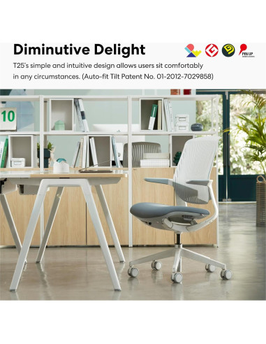 Silla de Oficina SIDIZ T25 Ergonómica para Mujeres Pequeñas